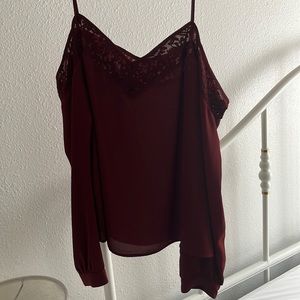 V neck and off the shoulder top.